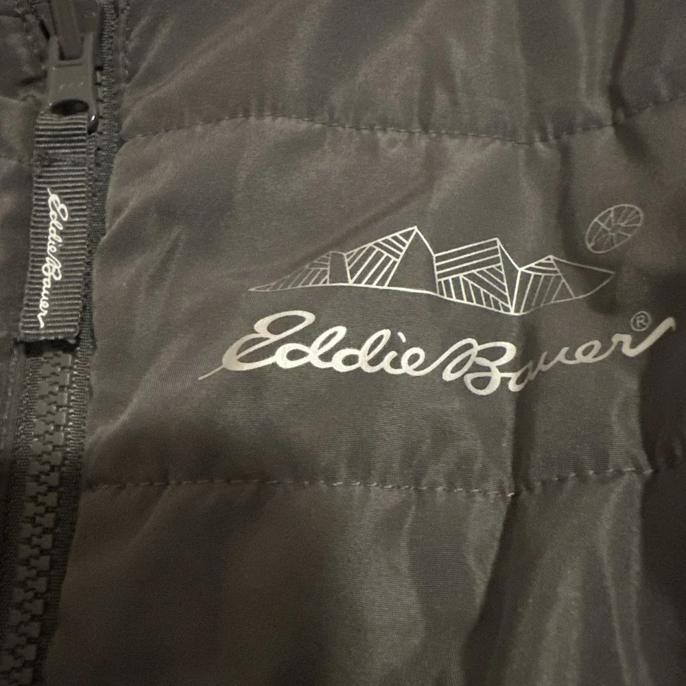 Eddie Bauer Jacket Kids XS-5/6 Puffer Quilted Full Zip Lightweight Outdoor Coat